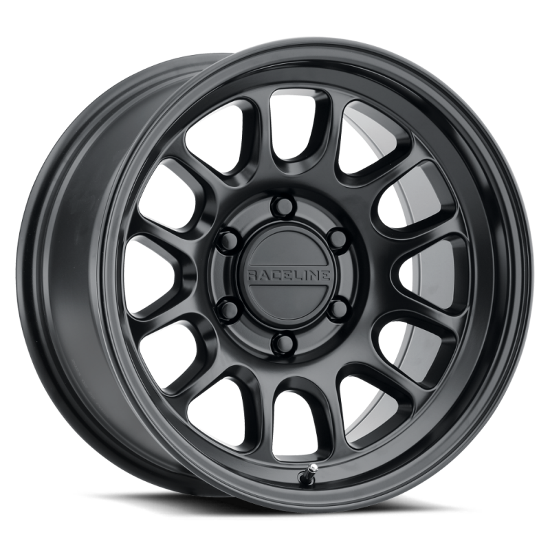 Raceline 958B Rogue 17x8in / 5x114.3 BP / 30mm Offset / 72.62mm Bore - Satin Black Wheel