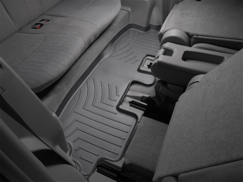 WeatherTech 08-13 Toyota Highlander Rear FloorLiner - Black