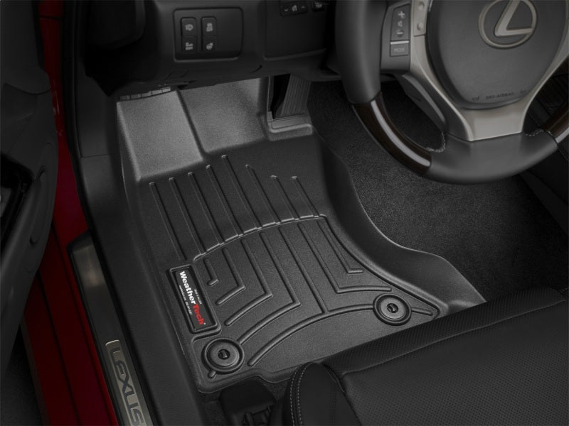 WeatherTech 13+ Lexus GS Front FloorLiner - Black
