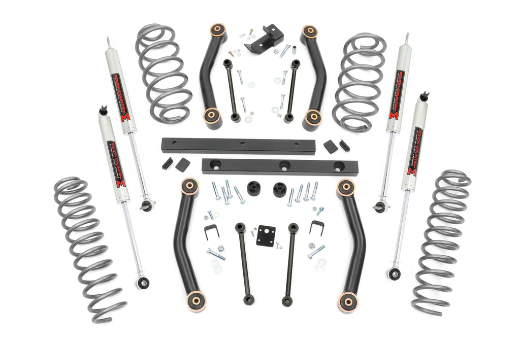 4 Inch Lift Kit M1 Jeep Wrangler TJ 4WD (1997-2002) Rough Country