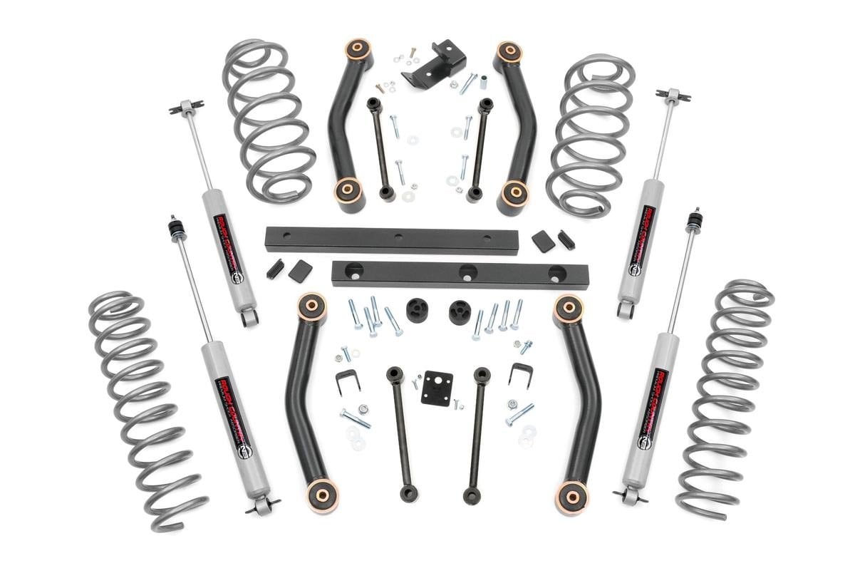 4 Inch Lift Kit Jeep Wrangler TJ (03-06)/Wrangler Unlimited (04-06) Rough Country