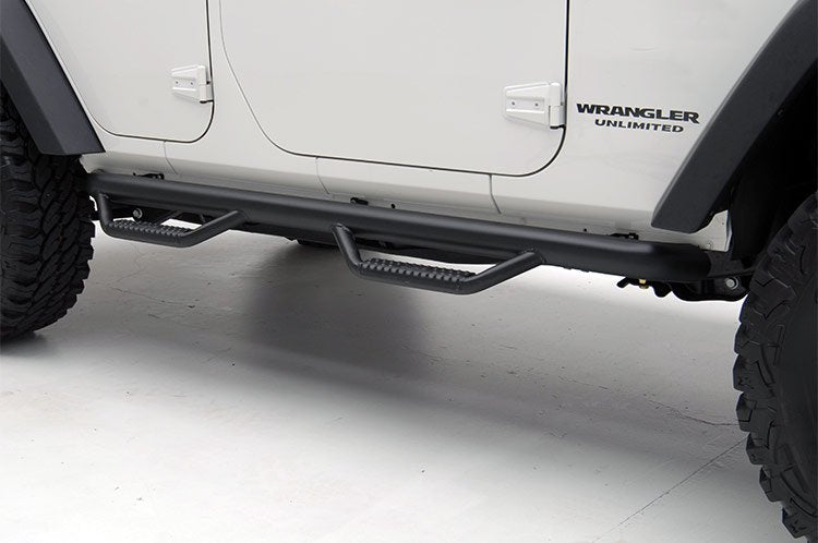 Jeep Wheel to Wheel Nerf Steps 07-18 Wrangler JK 4 Door Rough Country