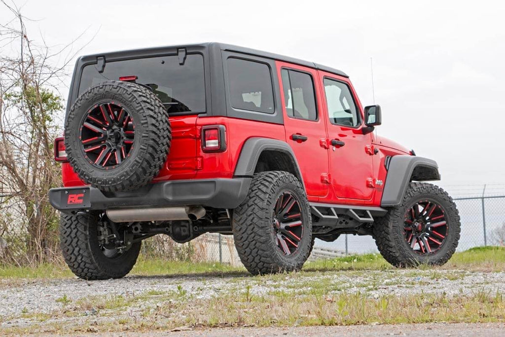 Contoured Drop Steps 4 Door Jeep Wrangler JL (21-25)/Wrangler Unlimited (18-26) Rough Country
