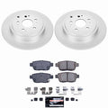 Power Stop 06-14 Honda Ridgeline Rear Z23 Coated Brake Kit