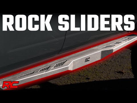 Rock Sliders Heavy Duty 4-Door Ford Bronco 4WD 21-UP Rough Country