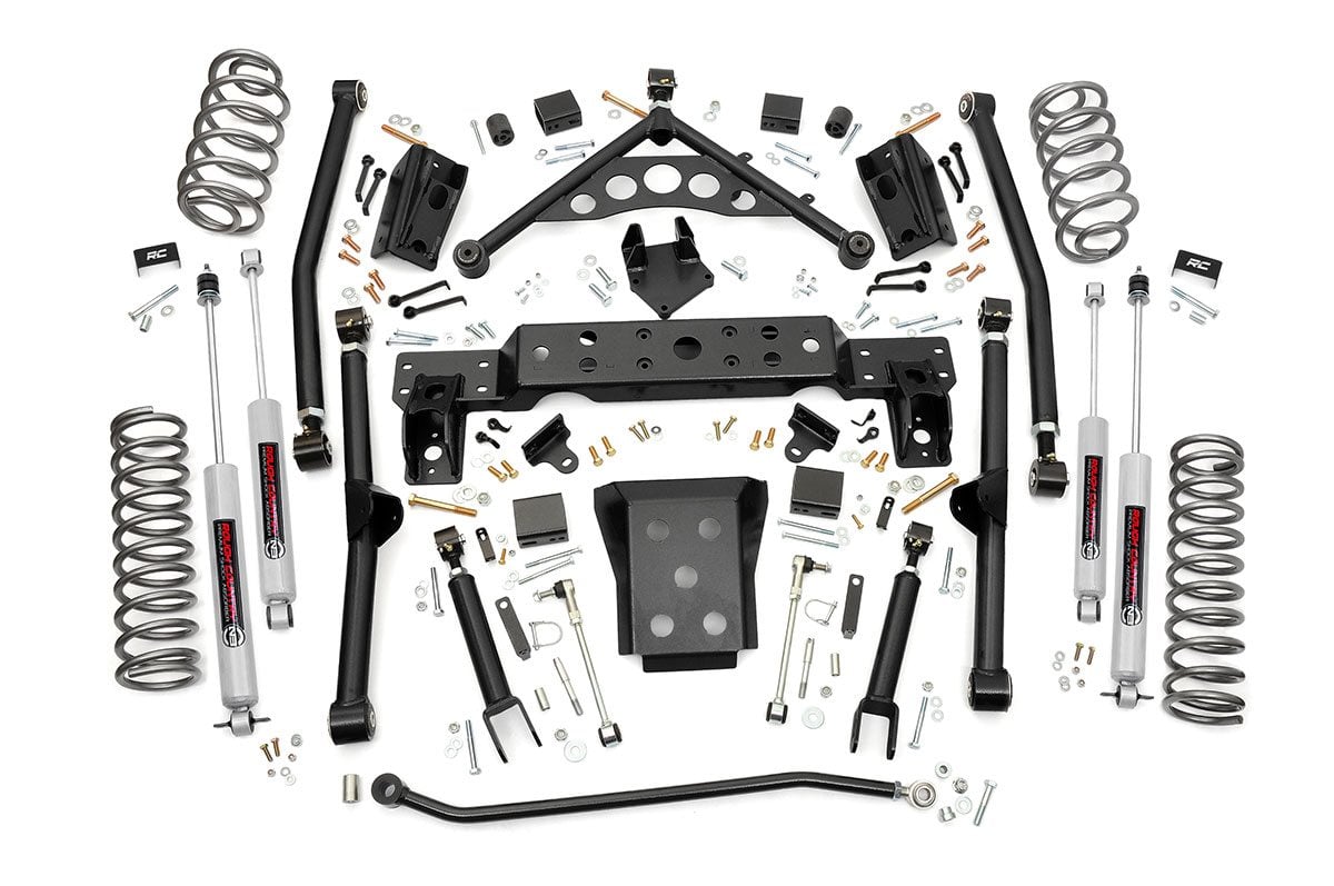4 Inch Lift Kit Long Arm Jeep Grand Cherokee WJ 4WD (1999-2004) Rough Country