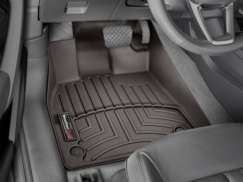 WeatherTech 2018+ Audi Q5 Front FloorLiners - Cocoa