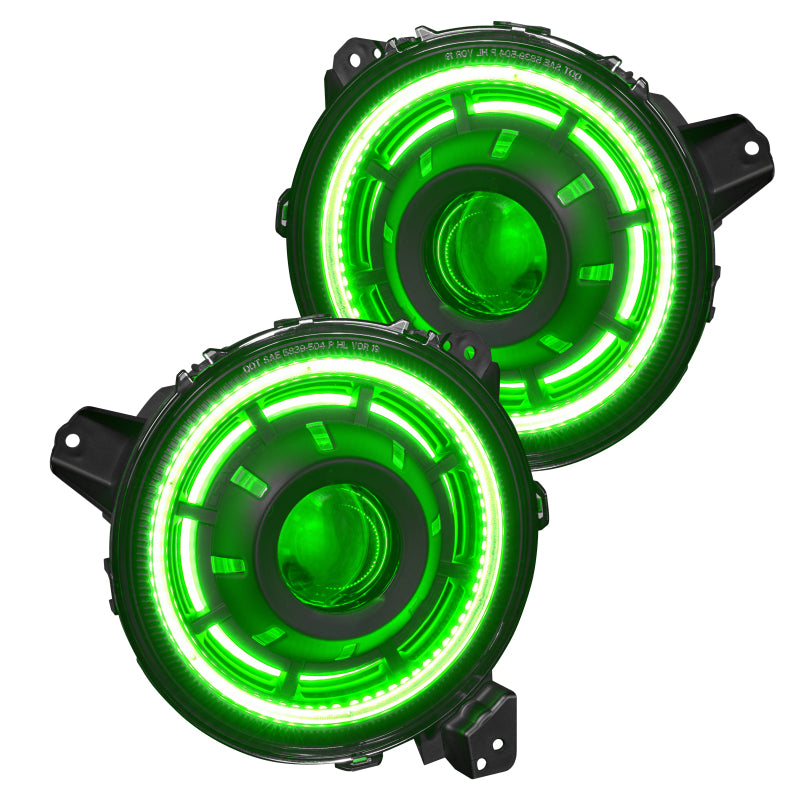 Oracle Oculus Bi-LED Projector Headlights for Jeep JL/Gladiator JT - w/ Simple Controller