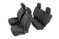 Seat Covers Front and Rear Jeep Wrangler Unlimited 2WD/4WD (2008-2010) Rough Country
