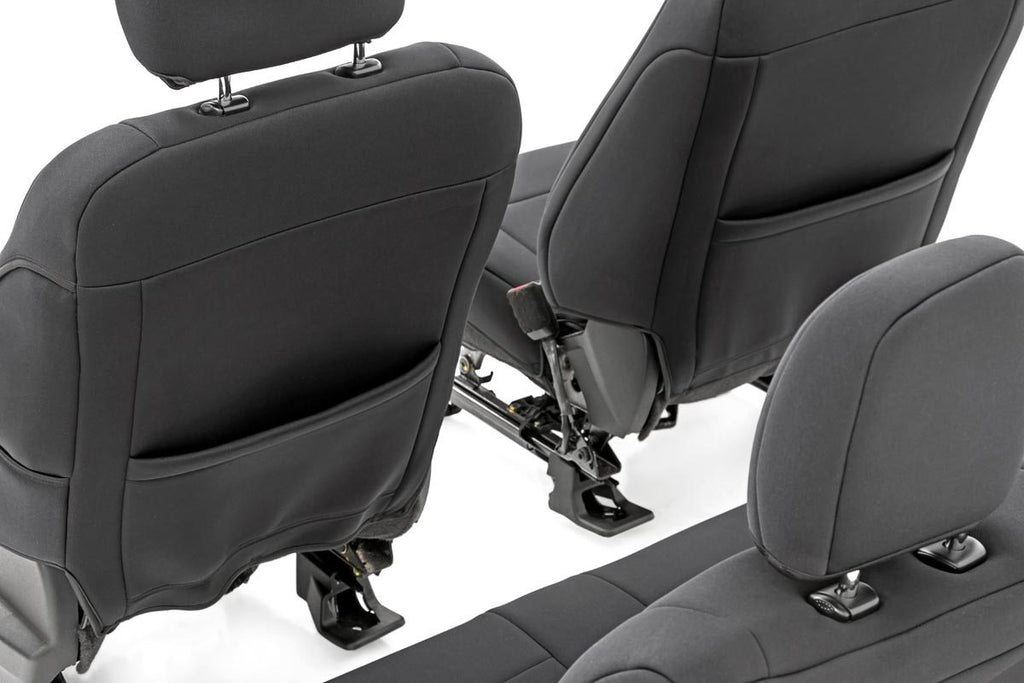 Seat Covers Front Bucket Seats Ford F-150/Lightning/F-250/F-350 (15-25) Rough Country