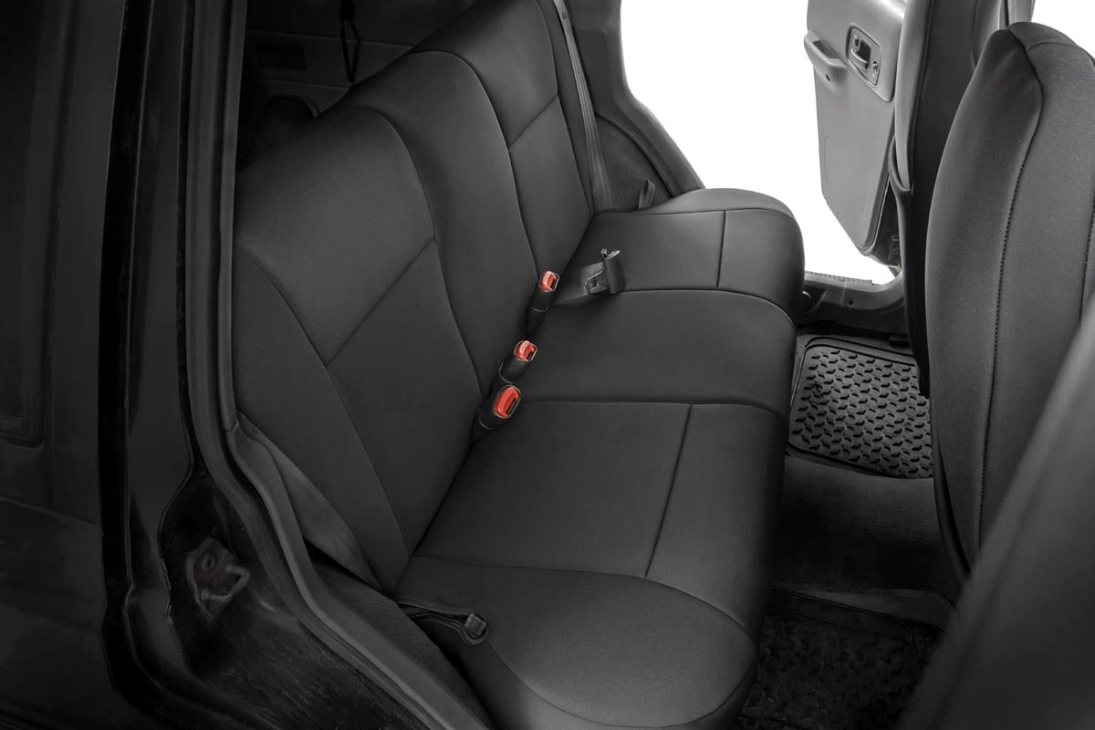 Seat Covers Non Detach Headrest FR & RR Jeep Cherokee XJ 2WD/4WD (97-01) Rough Country