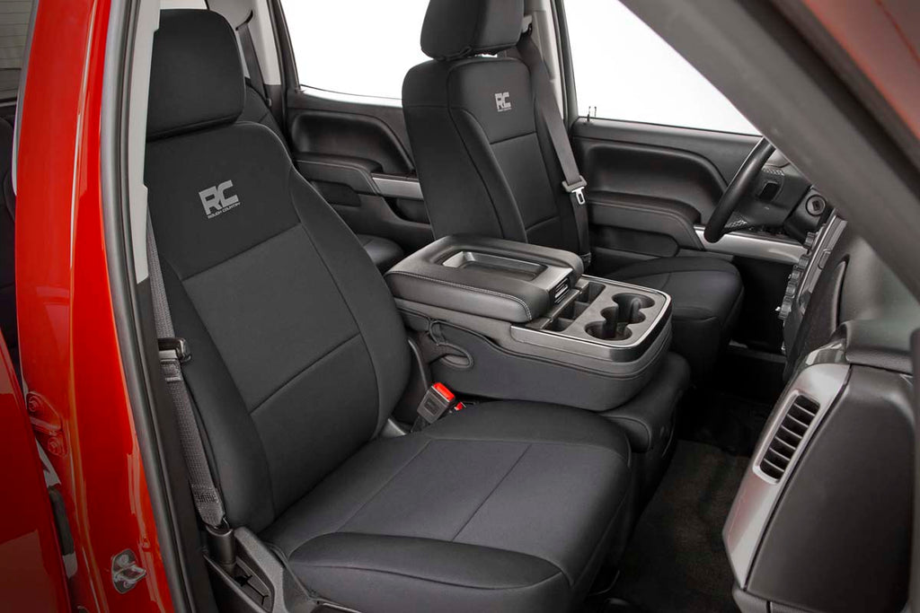 Seat Covers FR 40/20/40 & Rear Silverado/Sierra 1500 (14-18 & Classic) Rough Country
