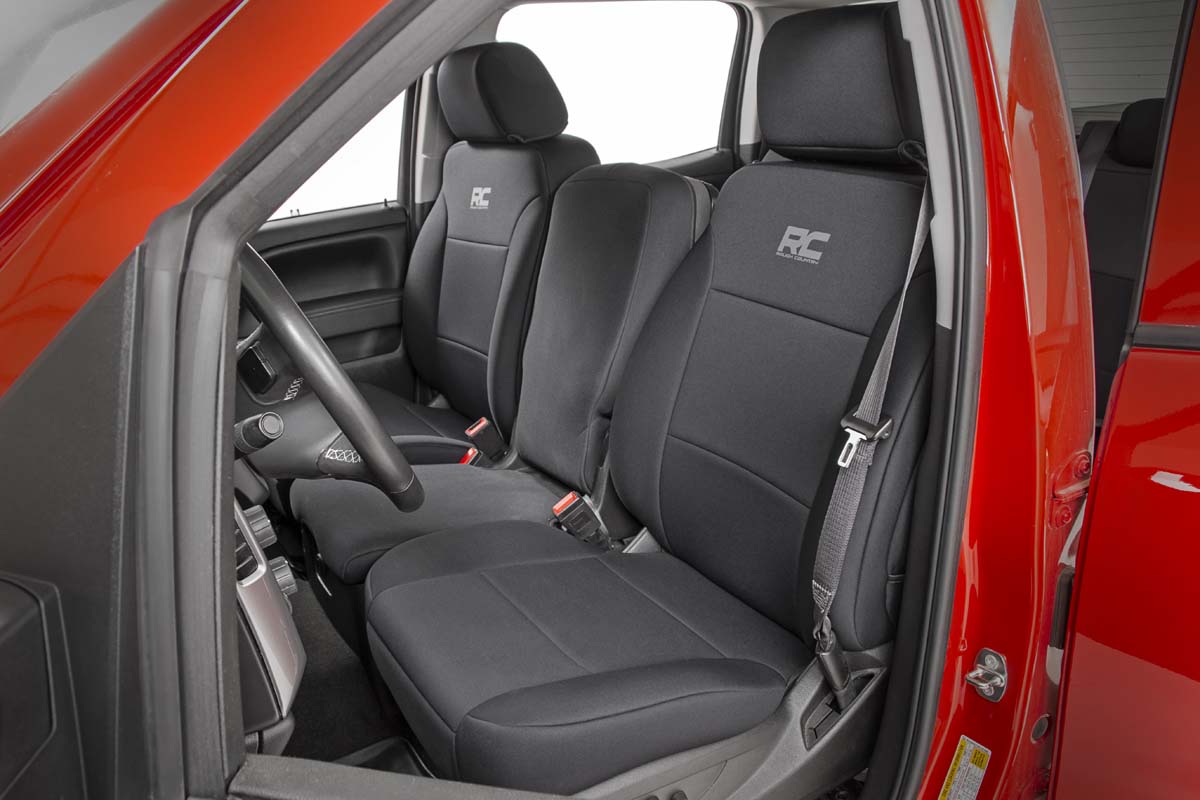 Seat Covers FR 40/20/40 & Rear Silverado/Sierra 1500 (14-18 & Classic) Rough Country