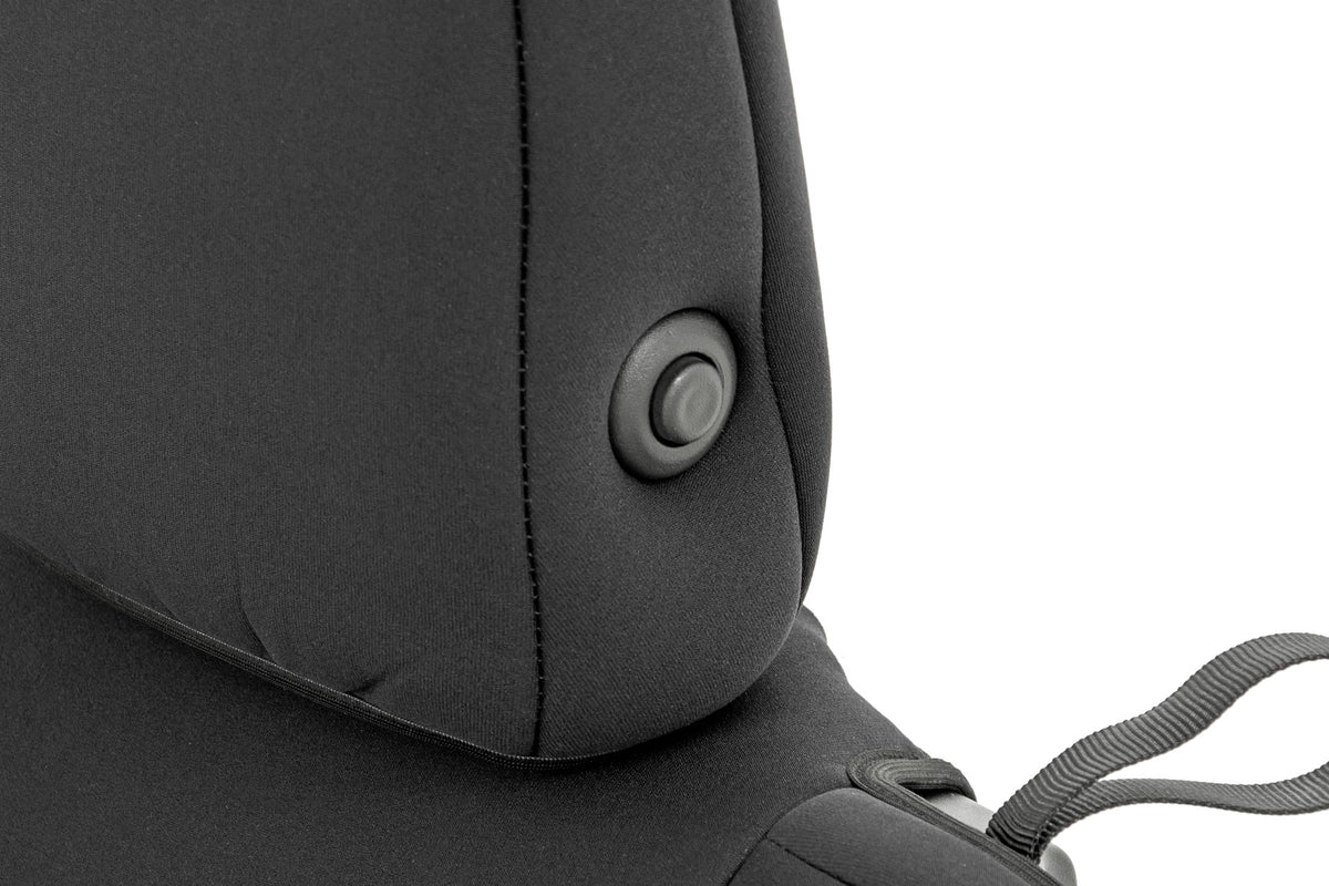 Seat Covers Front and RR No Cup Holder Jeep Gladiator JT 4WD (2020-2025) Rough Country