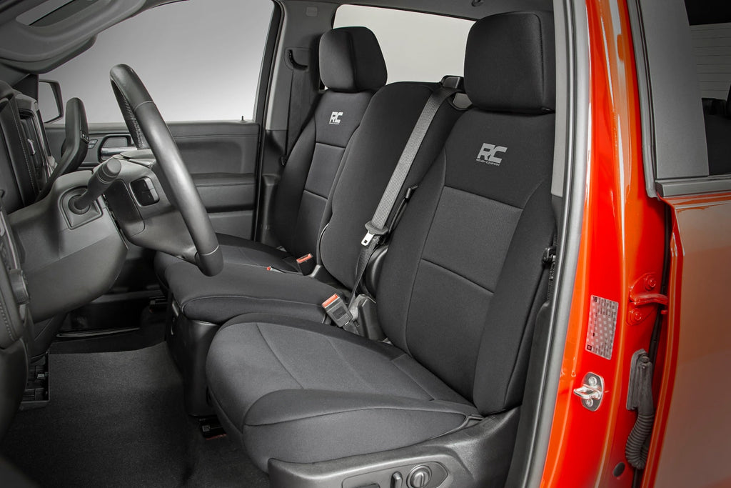 Seat Covers FR 40/40/20 & RR Back Storage Chevy/GMC Sierra 1500 (19-26)/Silverado 1500 (19-26) Rough Country