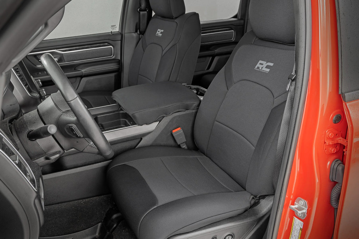 Seat Covers Bucket Seats FR & RR Ram 1500 2WD/4WD (2019-2026) Rough Country