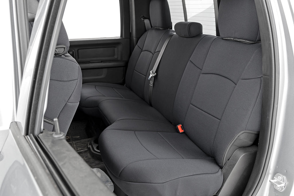Seat Covers FR & RR 60/40 Rear Seat Ram 2500 2WD/4WD (2019-2026) Rough Country