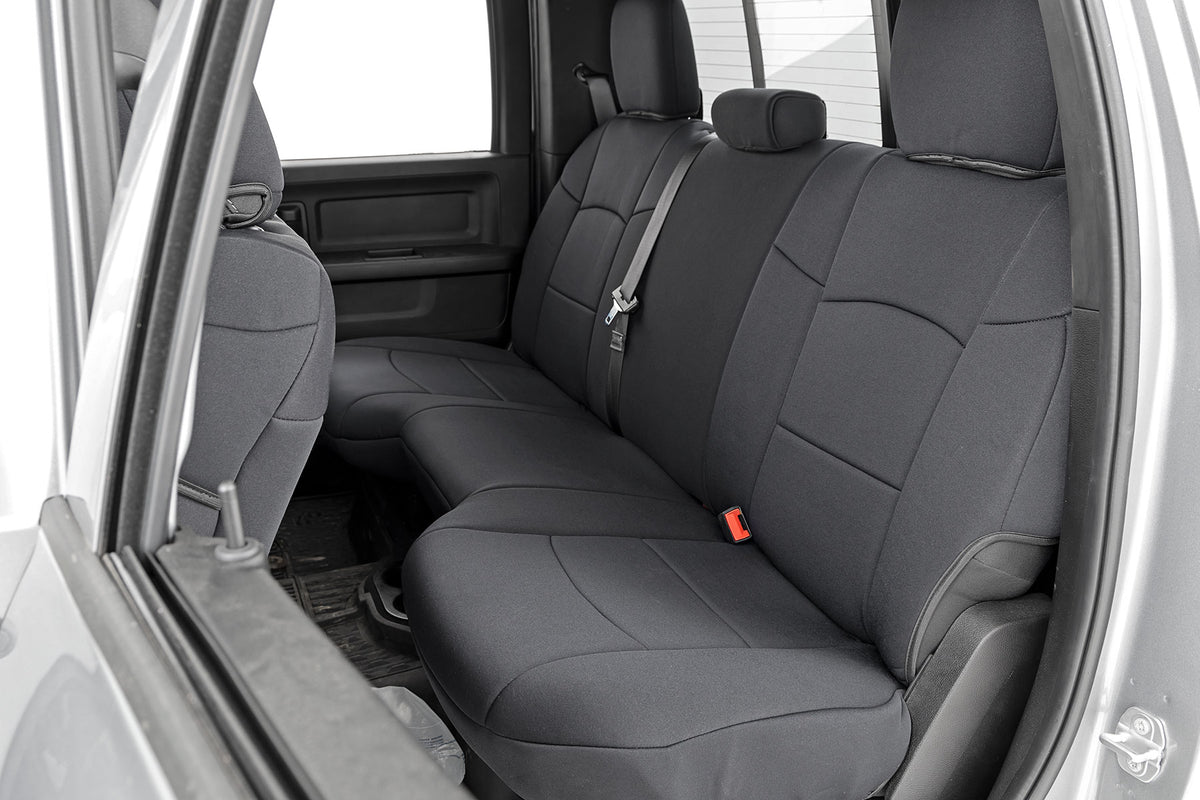 Seat Covers FR & RR 60/40 Rear Seat Ram 2500 2WD/4WD (2019-2026) Rough Country