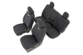 Seat Covers Front Bucket Rear Bench Chevy/GMC Canyon/Colorado (15-22) Rough Country