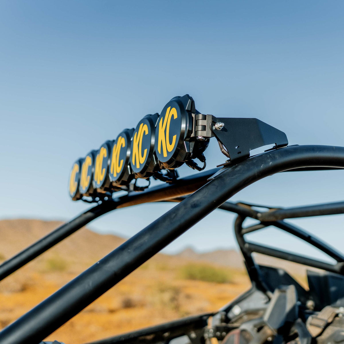 KC Pro6 Gravity LED 39 Inch 6 Light Combo Polaris RZR Pro R System KC HiLiTES
