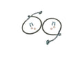 Bullet Proof Brake Hose Front 1979-1986 GM Pickup, Blazer, and Suburban Solid Axle with 4-6 Inch Lift Kit Superlift