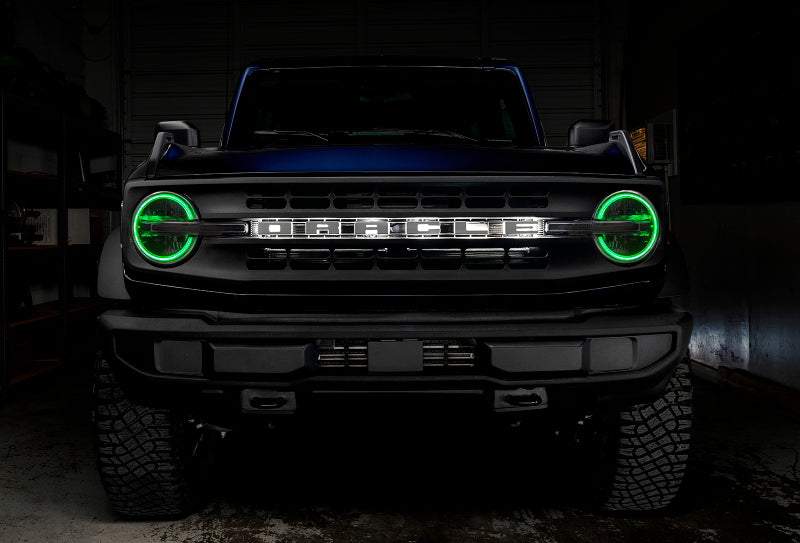 Oracle 2021 Ford Bronco DRL Upgrade w/ Halo Kit - ColorSHIFT w/ No Controller