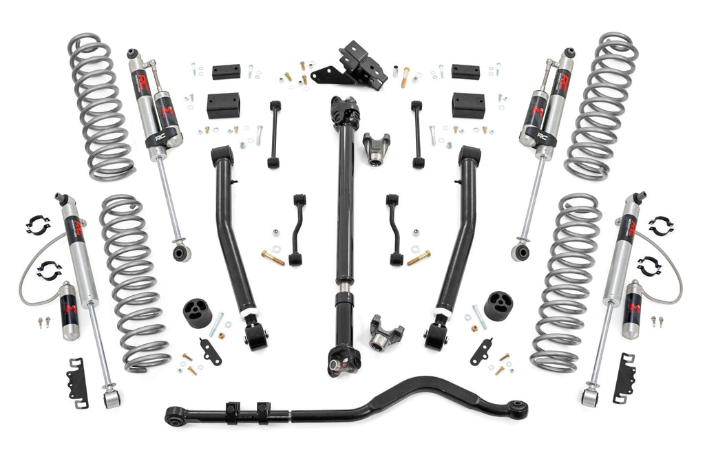 3.5 Inch Lift Kit Adj Lower FR D/S M1R Jeep Wrangler JL 4WD (24-26) Rough Country