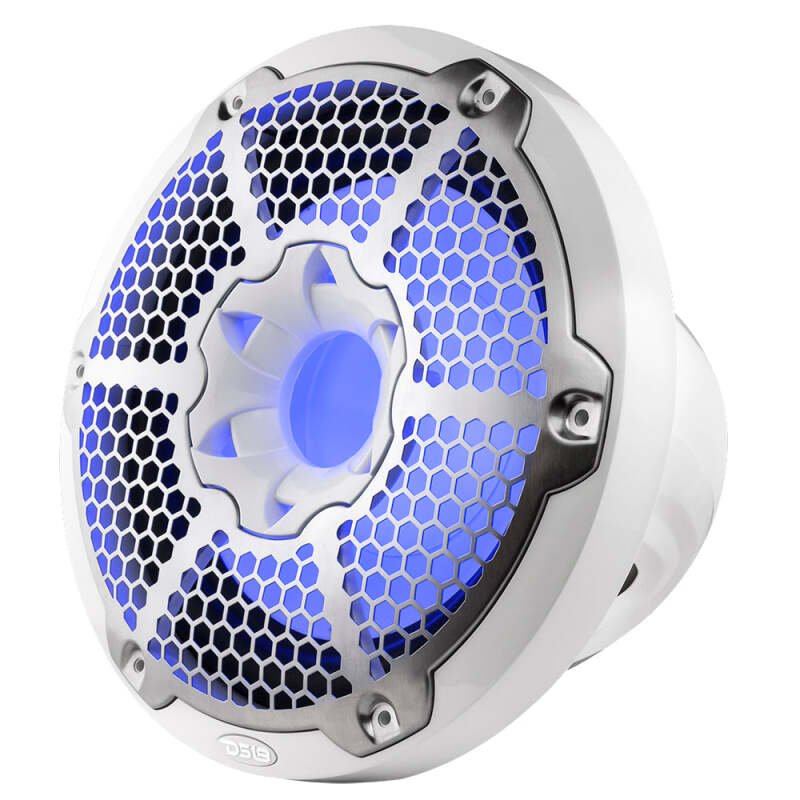 DS18 Subwoofer & Enclosure 10in 300 Watts RMS 4 ohm SVC White