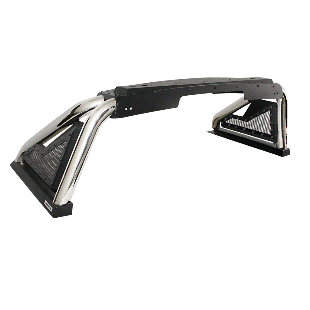 Sport Bar 2.0 for Full Sized Trucks Polished Stainless Steel 2019-2026 Ram 1500 2020-2026 Silverado/Sierra 2500 HD Go Rhino