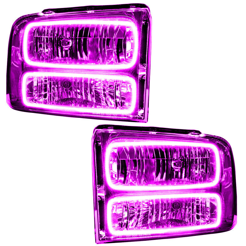 Oracle 05-07 Ford F-250/350 SMD HL - Chrome - ColorSHIFT w/ 2.0 Controller