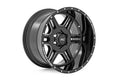 92 Series Wheel Machined One-Piece Gloss Black 20x12 Rough Country