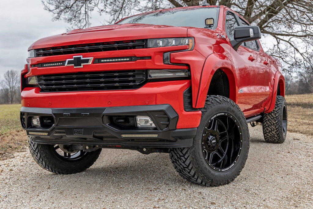 92 Series Wheel Machined One-Piece Gloss Black 22x12 8x180 -44mm Rough Country