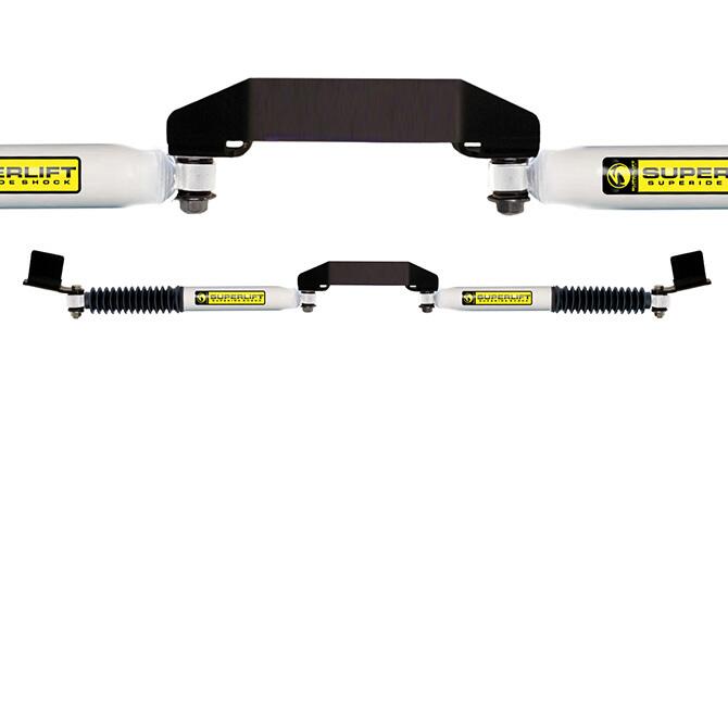 Dual Steering Stabilizer Kit Superlift (Hydraulic) 2005-2007 Ford F-250/350 4WD with 3 Inch or Greater Lift Superlift