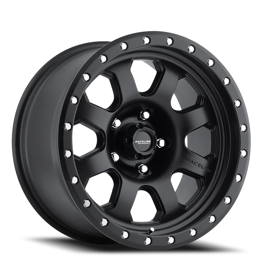 Aluminum Wheels 17x9 Avenger 929B Satin Black -12 Offset 5 on 127 Bolt Pattern 83.82 Bore Raceline