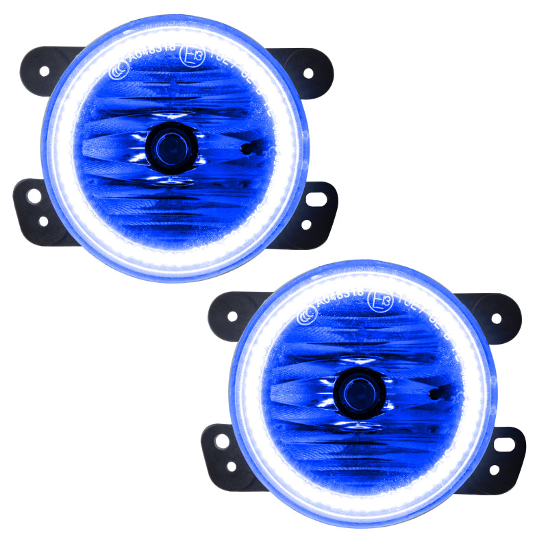 Oracle 11-12 Dodge Charger LED Fog Light Halo Kit - Blue