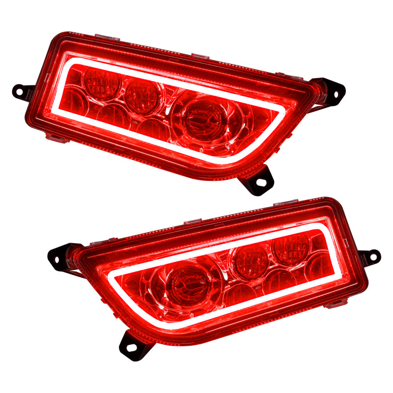 Oracle 14-21 POLARIS RZR 1000 XP Headlight Halo Kit - ColorSHIFT