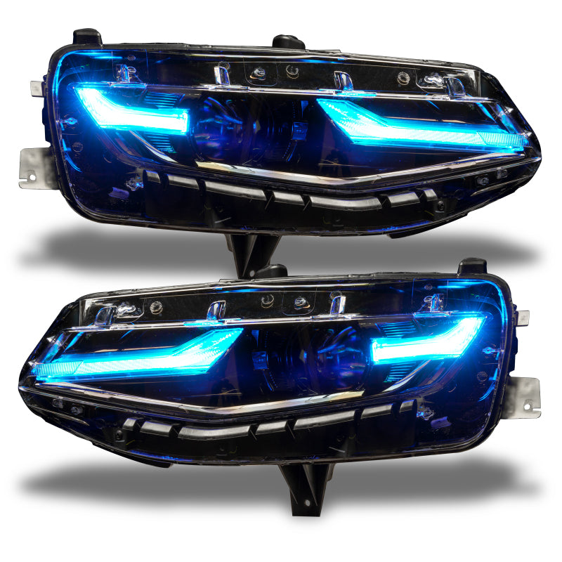 Oracle 19-21 Chevy Camaro LS/LT RGB+A Headlight DRL Kit - ColorSHIFT w/o Controller