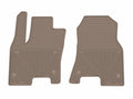 WeatherTech 2025 Ram Truck 1500 (Incl. RHO) CC/QC (No Vinyl) Front All-Weather Floor Mats - Tan