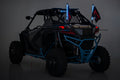 LED Light Whip Kit 2 ft Multi-Color 2-pc Rough Country