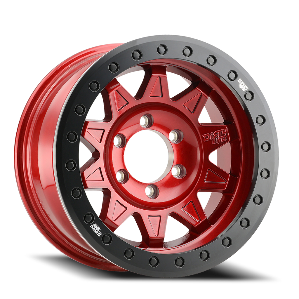 Dirty Life Race Wheels Roadkill Race 9302 Gloss Crimson Candy Red 17X9
