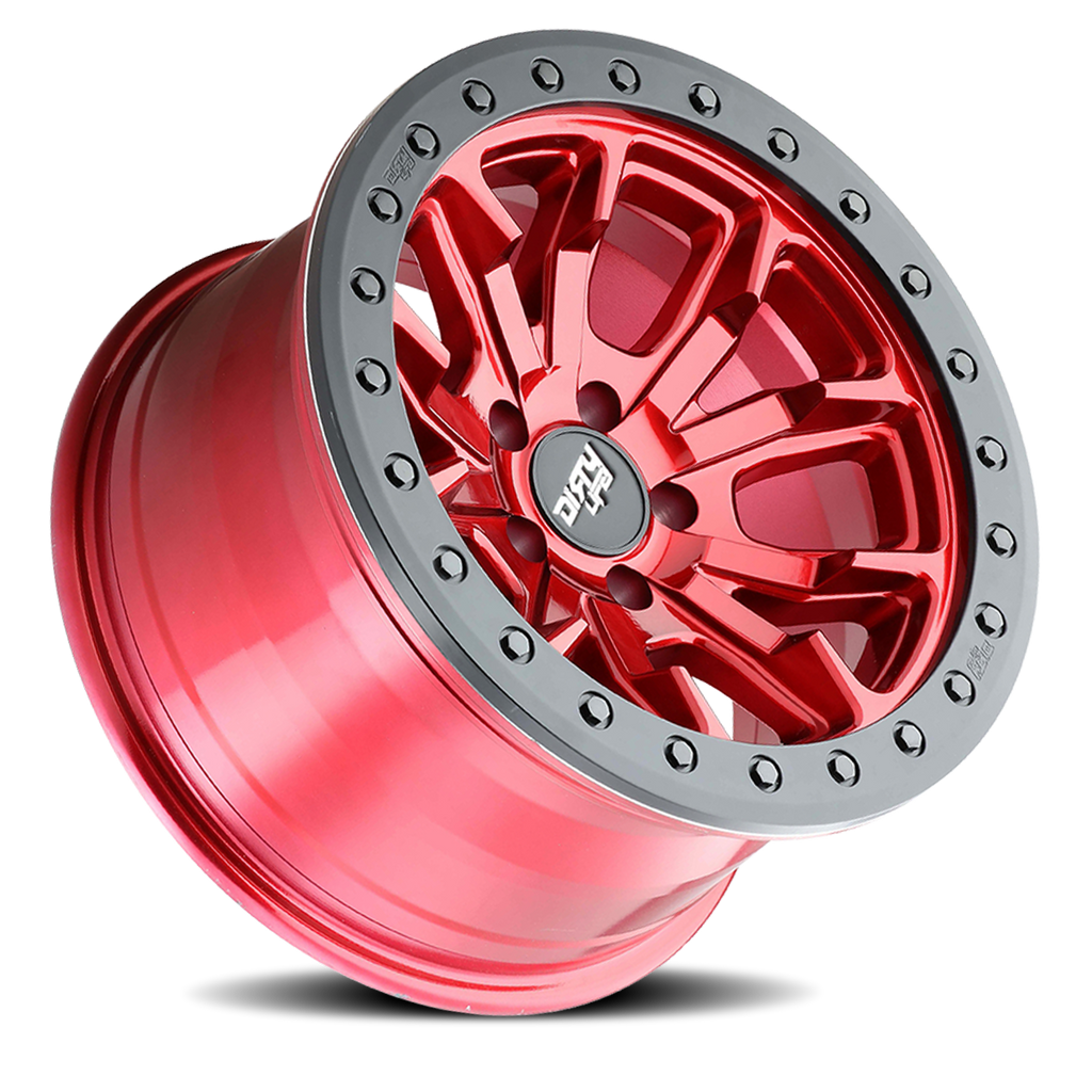 Dirty Life Race Wheels DT-1 9303 Crimson Candy Red 17X9