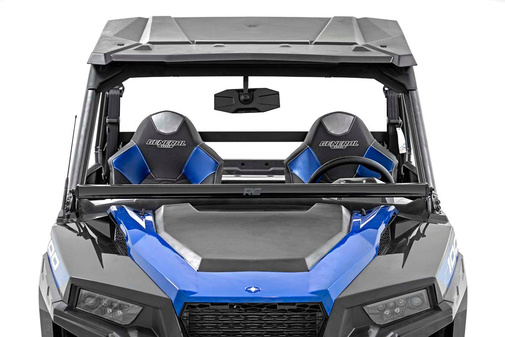 LED Light Kit Lower Windshield 50 Inch Black Single Row Polaris General XP 4 1000 Rough Country