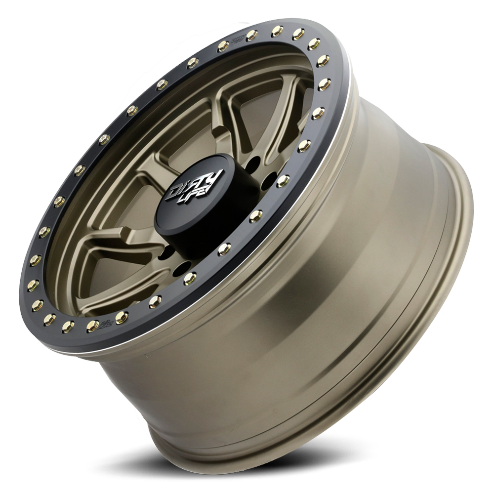 Dirty Life Race Wheels DT-2 9304 Satin Gold 17X9