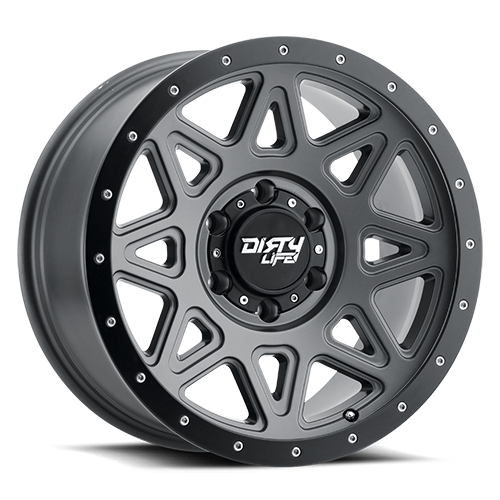 Dirty Life Race Wheels Theory 9305 Satin Gunmetal 18X9