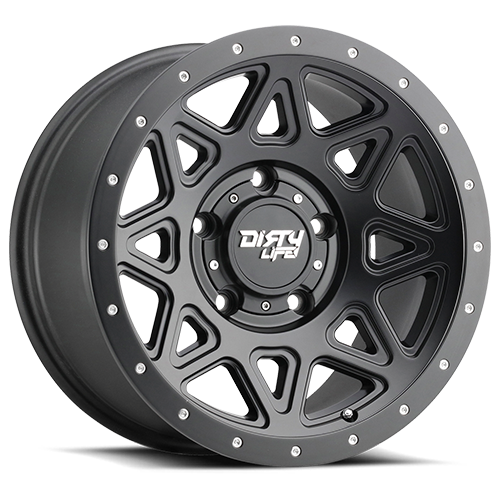 Dirty Life Race Wheels Theory 9305 Satin Black 18X9