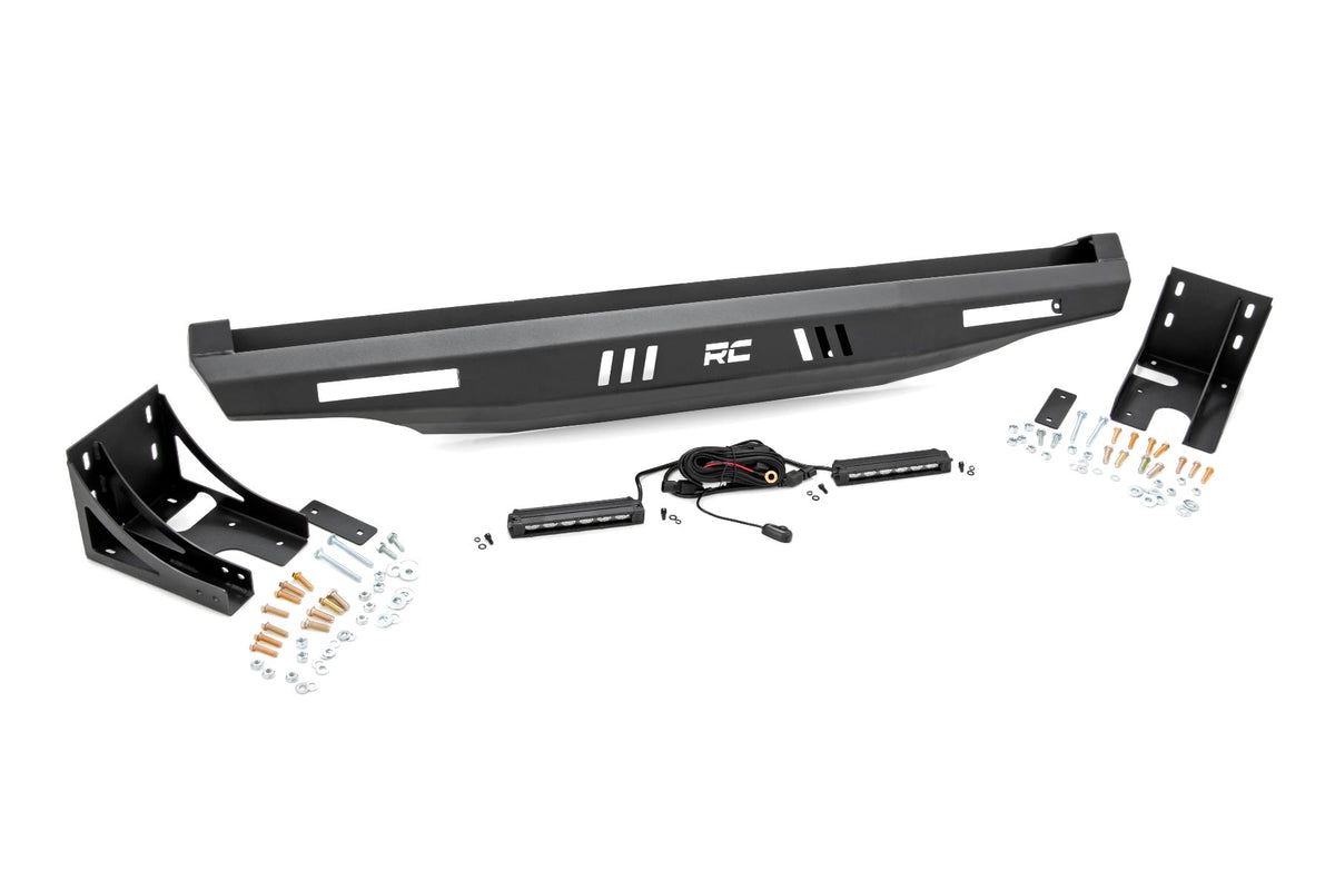 Bumper Rear 6 Inch Black Slimline LED Pair Multiple Makes & Models (Can-Am/Polaris) Rough Country
