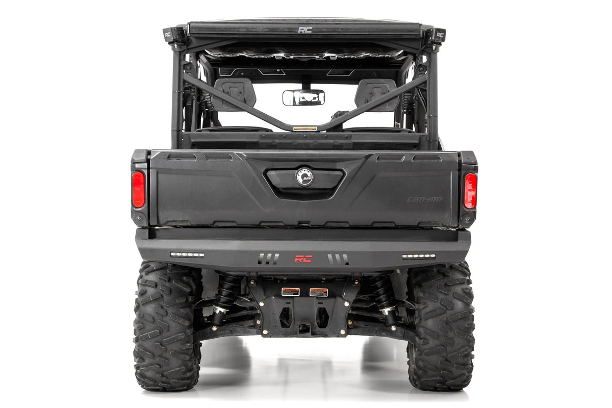Bumper Rear 6 Inch Black Slimline LED Pair Multiple Makes & Models (Can-Am/Polaris) Rough Country