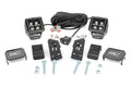 LED Light Kit A Pillar Mount 2 Inch Black Pair Amber DRL Polaris RZR PRO XP Rough Country