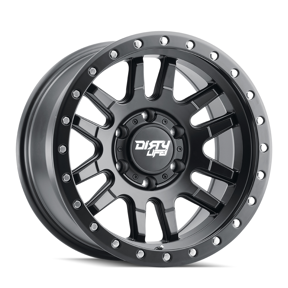 Dirty Life Race Wheels Canyon Pro 9309 Satin Black 17X9