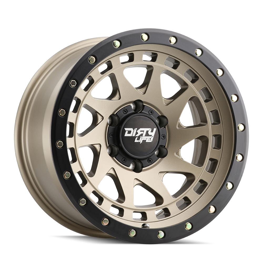 Dirty Life Race Wheels Enigma Pro 9311 Satin Gold 17X9